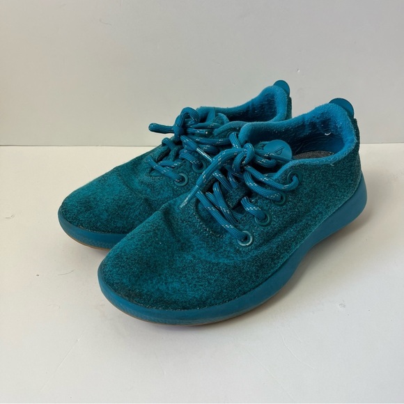 Allbirds Blue Wool Runner Mizzle Women's 8 - Picture 1 of 11